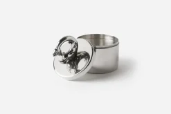 Svenskt Tenn Burk Delfin* Dekorationsdetaljer|Tenndekorationer