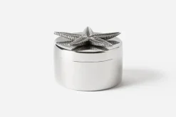 Svenskt Tenn Burk Sjöstjärna* Dekorationsdetaljer|Tenndekorationer