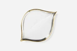 Björn Trägårdh Fat Löv med Mässingskant* Dekorationsdetaljer|Dukningsdetaljer