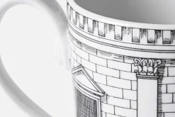 Fornasetti Mugg* Glas & Koppar