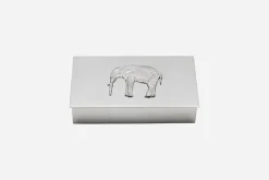 Svenskt Tenn Skrin med Lock Elefant* Dekorationsdetaljer|Tenndekorationer