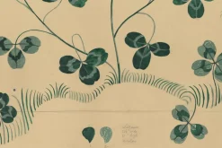 Josef Frank Tapetprov Krysantemer* Tapetprover|Mönstrade Tapeter