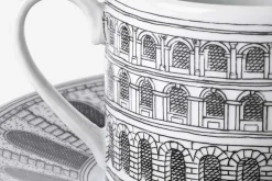 Fornasetti Tekopp* Glas & Koppar