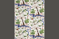 Josef Frank Textil Gröna Fåglar* Tyg På Metervara