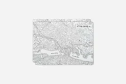 Josef Frank/Svenskt Tenn Underlägg Stockholmskartan* Underlägg & Tabletter