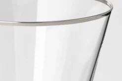 Svenskt Tenn Vinglas Silverkant* Glas & Koppar